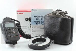 ★極上美品★ Canon キャノン キヤノン MR-14EX ストロボ flash フラッシュ 動作確認済み #k12245