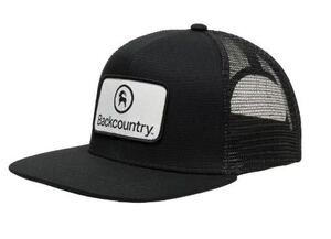 バックカントリー キャップ 帽子 ひらつば 日本未上陸 アウトドアショップ 新品 Backcountry cap hat 日本未発売 ブラック