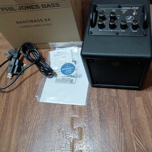 Phil Jones Bass (PJB) NANOBASS X4 Black ベースアンプ コンボアンプ フィルジョーンズベース