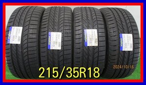 ■新古タイヤ■　215/35R18 84W GOODYEAR EAGLE F1 ティーダ フリード スイフト等 夏タイヤ オンロード 激安　送料無料 B830