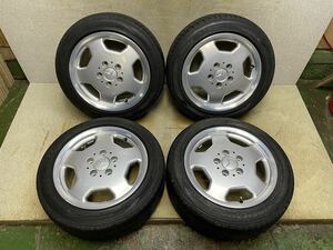 イントラ INTRA ベンツ Germany 15インチ 15x7J +48 112/5H、185/55R15 (82V) FIRESTONE 中古4本 当時物