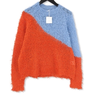 未使用 Kota Gushiken コウタグシケン Cotton Fur Jumper KGSS22-K03 コットンファージャンパー サマー レディース 橙 青 1 71009357