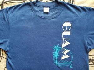 90s 80s USA製 mayo spruce 当時物 ビンテージ オリジナル シングルステッチ GUAM プリント HAWAII ハワイ Tee Tシャツ オウム POLY TEES L