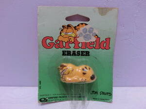 ガーフィールド◆80s ビンテージ フィギュア 消しゴム 人形 未使用 未開封◆Garfield Dakin Vintage USA 検索 猫 ネコ レトロ 文房具