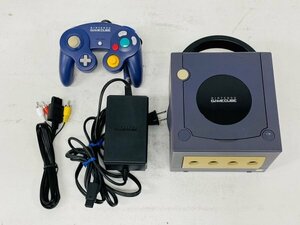 【動作確認済み・送料無料】Nintendo GAMECUBE 本体 バイオレット コントローラー ACアダプタ AVケーブル DOL-001 ニンテンドー