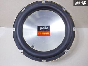 保証付 動作OK polk audio ポークオーディオ MOMO モモ サブウーファー ウーハー 高さ 約14.2cm 外径 約25.6cm 即納 棚E11