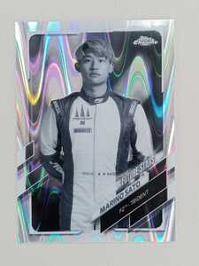 2021 TOPPS CHROME FORMULA 1 佐藤 万璃音 RAYWAVE ♯77