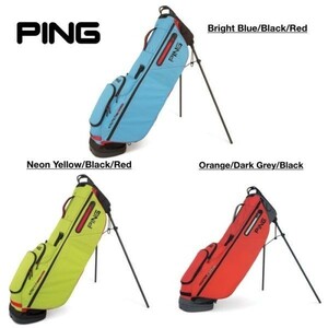 ★新品★送料無料★ ピン Ping Hoofer Craz-E-Lite スタンドバッグ Neon Yellow/Black/Red