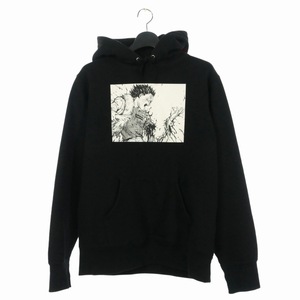 シュプリーム SUPREME アキラ パAKIRA Arm Hooded Sweatshir フーディー パーカー プルオーバー S 黒 ブラック メンズ