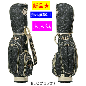 激安■新品■税込■ 2022 ≪ ＭＵスポーツ ≫ 703H1104 BLK　MU SPORTS ◆ 大理石柄 キャディバッグ