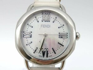 1円◆稼働◆ フェンディ 50M/165FT シェル クオーツ メンズ 腕時計 L54301