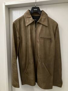 A.P.C. 本革ジャケット　goodenough visvim sophnet. uniformexperiment fragment 藤原ヒロシ