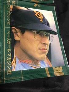 1987年カルビー 松本匡史 読売ジャイアンツ　No.91 ☆デッドストック開封品☆ ☆美品☆ ☆レアブロック☆