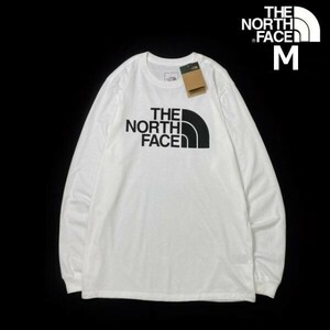 売切り【正規新品】THE NORTH FACE◆L/S HALF DOME TEE 長袖 Tシャツ ロンT US限定 ハーフドームロゴ 男女兼用(M)白 180902-5