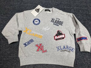 新品未使用 XLARGE エクストララージ 90サイズ 子どもトレーナー スウェット キッズ 