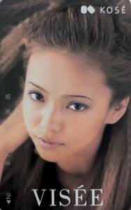 安室奈美恵 テレカ 未使用 50度数 KOSE