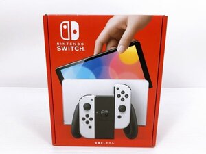 #48/AS125★【未使用】任天堂　Switch　有機ELモデル　ホワイト　HEG-001　Nintendo スイッチ 箱傷みあり