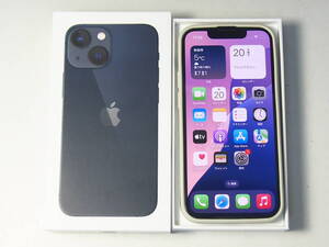 美品☆Apple iPhone13 mini 128GB MLJC3J/A SIMフリー 初期化済み