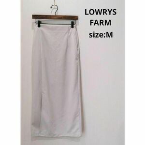 ローリーズファーム LOWRYS FARM スリット タイトスカート アイボリー