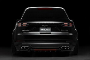 【WALD BlackBison】 Porsche 9YA 2018y- Cayenne リアスカート エアロ リヤスカート ポルシェ カイエン バルド ヴァルド