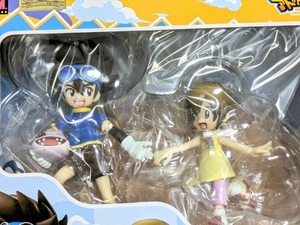 【新品未開封】G.E.M.シリーズ　デジモンアドベンチャー　八神太一とヒカリとコロモンとニャロモン　【メガハウス】