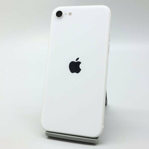 Apple iPhoneSE 128GB (第2世代) White A2296 MXD12J/A バッテリ90% ■SIMフリー★Joshin5688【1円開始・送料無料】