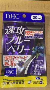  DHC 速攻ブルーベリー 20日用 40粒×2袋