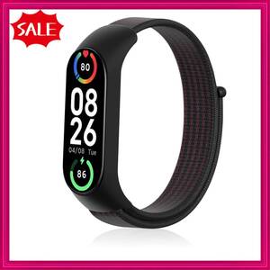 【数量限定】miband 6 miband5 換えバンド Miband7 ナイロン 5スマートバンド スマートバンド band m