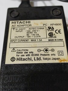 HITACH ACアダプター PC-AP4800