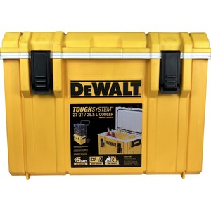 ЗЗ DEWALT 25.5L クーラーボックス タフシステム 本体のみ DWST1-81333 イエロー やや傷や汚れあり