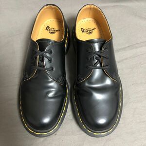 【返品OK】ドクターマーチン　UK6　US7　約25.5㎝　1461-59　3ホール　ブラック　【Dr.Martens 】