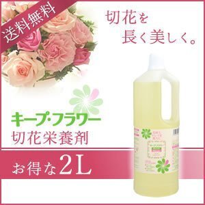 送料無料 キープ・フラワー 切花栄養剤 2L