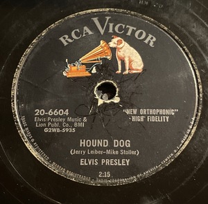 RCA VICTOR Records. ELVIS PRESLEY.・HOUND. DOG / DON