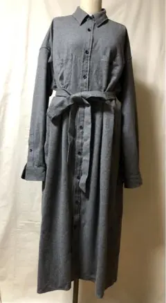 SHINZONE シンゾーン BIG SHIRT DRESS シャツワンピース