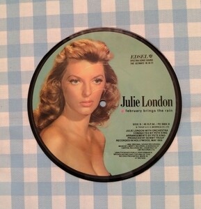 激レア(限定＆入手困難)：新品マニアック・ピクチャー・シングルレコード　　　　【Julie London】