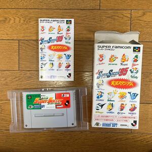 スーパーファミコン ソフト Jリーグスーパーサッカー箱　取り扱い説明書付き