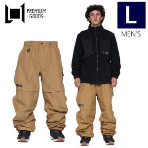 ● L1 RANKIN PNT DULL GOLD Lサイズ メンズ スノーボード スキー パンツ PANT 23-24 日本正規品