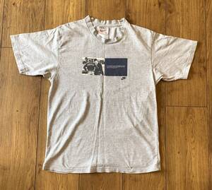 90s NIKE ナイキ 両面プリント Tシャツ グレー サイズS 1990 