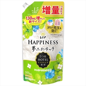 まとめ得 レノアハピネス夢ふわタッチシャインマスカットの香り詰替増量サイズ Ｐ＆Ｇ x [10個] /h