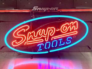 ★展示品 希少★SNAP-ON スナップオン　ネオン サイン ネオン チューブ 看板　インテリア 店舗 ガレージ に★オフィシャル製品★