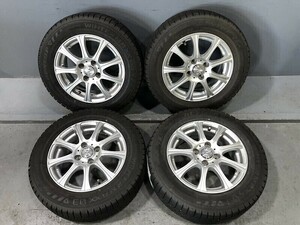 8.5分山程(WW6G057)JOKER 14x5.5J 4穴 100 + DUNLOP WINTERMAXX WM03 175/65R14 82Q 2020年 スタッドレス 冬タイヤ 送料無料