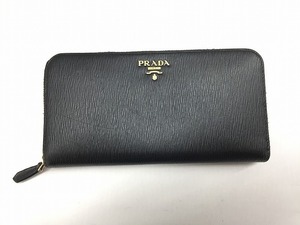 期間限定セール プラダ PRADA ラウンドファスナー長財布 ブラッグ 1ML506