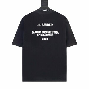 ジルサンダー×アークテリクス メンズ レディース 半袖Tシャツ ARC‘TERYX jil sander 黒 カットソー Lサイズ