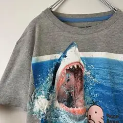 OLD NAVY オールドネイビー　サメ　プリント　半袖tシャツ　XL