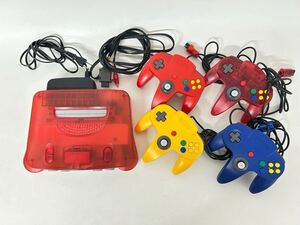 Nintendo 任天堂 NINTENDO 64 ニンテンドー64 NUS-001 ゲーム機 本体 コントローラー ケーブル 通電可 