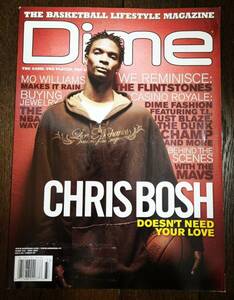 2008 May DIME MAGAZINE #33 CHRIS BOSH / ダイム 雑誌 クリス ボッシュ NBA Basketball Nike Adidas