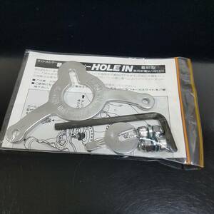 New Old Stock (NOS) 軽合 ヤジロベ－ HOLEIN 未使用 説明書付き ライトホルダー クロモリ ランドナー 　ヴィンテージ 