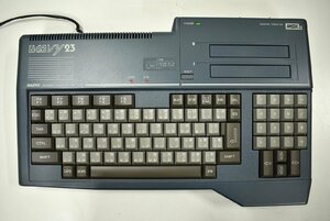 竜D158◆通電可 SANYO 三洋 PHC-23J(B) パーソナルコンピュータ WAVY23 MSX2 本体 検:レトロゲーム