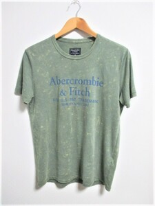 ☆Abercrombie & Fitch アバクロンビーアンドフィッチ プリント ビッグロゴ Tシャツ/メンズ/ＸS☆新作モデル