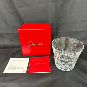 M866-O18-3672 Baccarat バカラ イヤータンブラー 2023 エクラ ロックグラス クリスタル ガラス 洋食器 箱付き 約口径9.5×高さ8.5cm ⑩